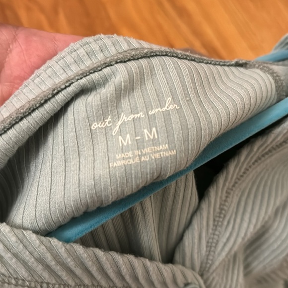 Urban Outfitters- out from under green button up crop top, medium - Picture 3 of 3